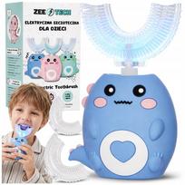 ZeeTech YJD-C-001 360° soninis dantų šepetėlis vaikams 2–12 m., mėlynas