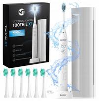 MalTec Toothie X1 WH soninis dantų šepetėlis, 45 000 jud./min., 6 režimai, baltas