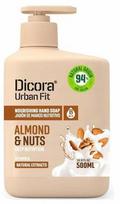 Skystas muilas, rankoms su glicerinu Dicora Almond & Nuts, riešutai/migdolai, 500 ml