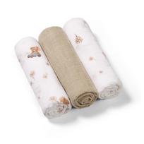 BabyOno  vystyklai medvilniniai 3 vnt kreminiai 348/15 348/15