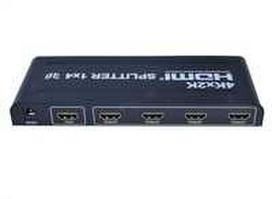 „PremiumCord“ HDMI skirstytuvas 1-4 prievadų, metalinis korpusas, 4K, „FULL HD“, 3D
