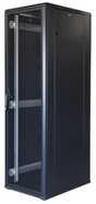 19" Komutacinė spinta TOTEN, System G, 42U, 600x800, perforuotos durys, iki 800kg, juoda / G3.6842.9801 / 19-G6842PP