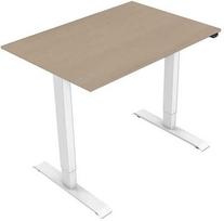 Neutralle Smėlio ir baltos spalvos rašomasis stalas 140 cm x 75 cm