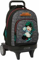Safta Mokyklinė kuprinė su ratukais My Hero Academia Juoda 33 x 45 x 22 cm