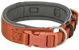 TRIXIE Premium antkaklis, l. platus, L: 46-55 cm/50 mm, rūdžių/grafito