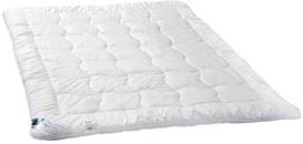 Visasezonė antialerginė antklodė 180x200 cm, 1300g balta, sergantiems astma ir alergija, PiureFill pluoštas, prancūziško mikropluošto užvalkalas, minkšta patalynė