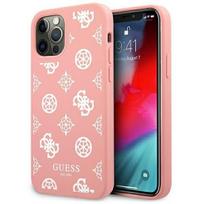 Guess silikoninis dėklas iPhone 12 Pro Max – rožinis