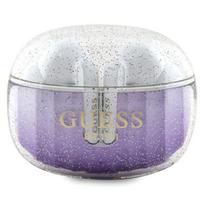 Guess Glitter Gradient TWS ausinės su dėklu – violetinės