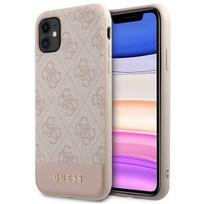 Guess 4G Stripe dėklas iPhone 11 / XR – rožinis