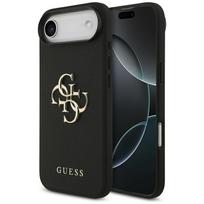 Guess dėklas iPhone Air – juodas (eko oda)