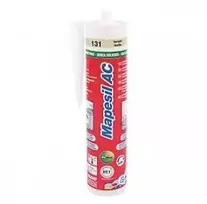 Mapei Mapesil AC Silikoninis antipelėsinis sandariklis 310 ml, Spalva: 142 Brown