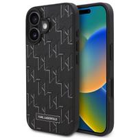 Karl Lagerfeld MagSafe dėklas iPhone 16 Plus – juodas