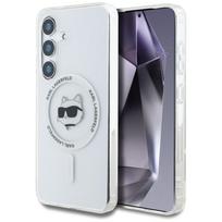 Karl Lagerfeld MagSafe dėklas Galaxy S25 – baltas