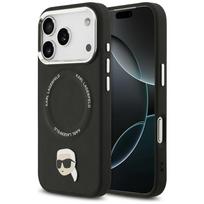 Karl Lagerfeld MagSafe dėklas iPhone 17 Pro – juodas