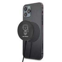 Karl Lagerfeld 15W belaidis įkroviklis su MagSafe - juodas