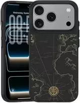 Dėklas Benks ArmorEdge X1 Air Navigator Kevlar Case (C.K.FL.AP.SJ.0069) iP18 Pro/17 Pro juoda