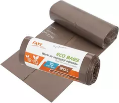 Simple Solution Rūšiavimo atliekų maišai – organinėms atliekoms, 120 l, 10 vnt., 8 x 19.5 x 5, 00786, Simple Solutio