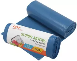 LDPE šiukšlių maišai 60 l, 60 x 80 cm, 10 vnt., 15.5 x 2 x 5, 00706, Simple Solution