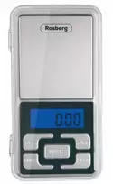 Virtuvinės svarstyklės Juvelyrinės svarstyklės, maks. svoris: 500g., nerūdijantis plienas, 555R51651S, „Rosberg“