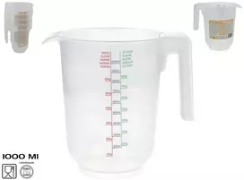 Matavimo ąsotis, 1 l, 12.50 × 16.50 × 16.00 cm, KITCHEN&GO