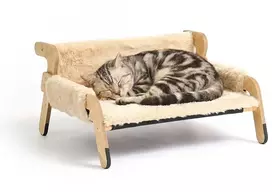 Relaxdays Pakelta minkšta katės lova