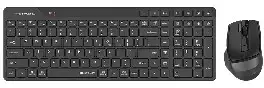 Rinkinys Klaviatūra ir pelė A4Tech FStyler FB2800C AIR2 2.4G Juodas