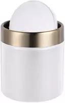 Relaxdays Mini šiukšliadėžė,1.5L,metalinis žiedas