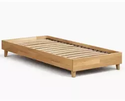 Lova OAK BASE 90 Ąžuolinės Lovos rėmas : Apdaila - Aliejuota bespalviu aliejumi su kietaisiais vaškais, Čiužinio dydis - 90x200cm