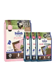 Bosch Petfood Puppy 7,5kg + Maxi Junior 3kg