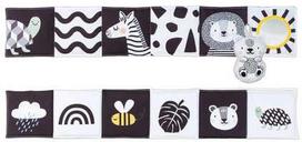Taf Toys dvipusė kontrastinė knygelė kūdikiui Savannah Juodas & Baltas Book, 0 mėn.+