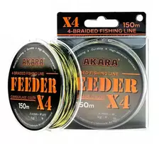Pintas Valas AKARA Feeder X-4 Camo, Ilgis 150m, Storis 0.25 mm, Testas 18,00 kg.