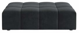 Pufas Cosmopolitan Design Chicago Bluvel 14, pilka sp., 84 cm x 102 cm x 42 cm