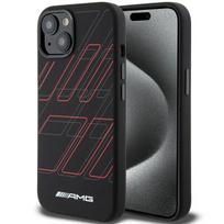 AMG silikoninis MagSafe dėklas iPhone 15/14/13 – juodas