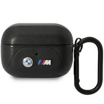 BMW Leather Curved Line AirPods Pro dėklas – juodas