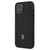 Ferrari Off Track Perforated dėklas iPhone 12 Pro Max – juodas