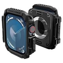 Spigen Rugged Armor dėklas Apple Watch 10 46mm – juodas