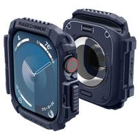Spigen Rugged Armor dėklas Apple Watch 10 46 mm – tamsiai mėlynas