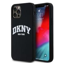DKNY MagSafe dėklas iPhone 12/12 Pro – juodas
