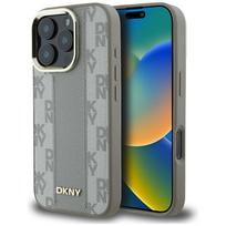 DKNY MagSafe dėklas iPhone 16 Pro Max – smėlinis
