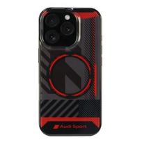 Audi MagSafe dėklas iPhone 16 Pro – juodas