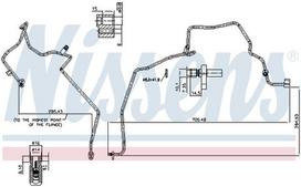 Aukšto slėgio linija, oro kondicionavimas NISSENS 843593