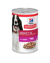 HILL'S Science Plan Canine Adult Beef 24 x 370 g – šlapias maistas suaugusiems šunims su jautiena