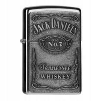 Zippo Jack Daniel’s Label Chrome vėjui atsparus benzininis žiebtuvėlis