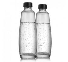 SodaStream DUO (1047205490) 2 Stikliniai buteliai, 1 L, Skaidri/Juoda