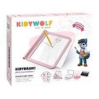 KIDYWOLF šviečianti piešimo planšetė, rožinė, KIDYDRAW-PRO-PI