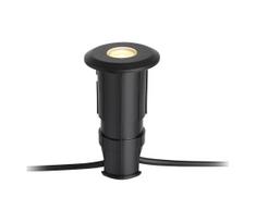 Markslöjd 107285 - LED lauko įleidžiamasis šviestuvas GARDEN24 LED/3W/24V IP44 juodas