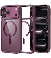 Bordo / skaidrus dėklas Apple iPhone 17 Pro Max / 18 Pro Max telefonui "Tech-Protect Magmat Magsafe CC"