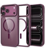 Bordo / skaidrus dėklas Apple iPhone 17 Pro / 18 Pro telefonui "Tech-Protect Magmat Magsafe CC"