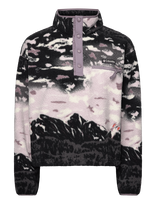 Columbia Sportswear - Helvetia Ii Printed Cropped Half Snap - Flisiniai ir apatiniai megztiniai - Juoda