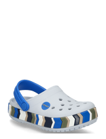 Crocs - Crocband Chevron Band Clog T - Klumpės - Pilka